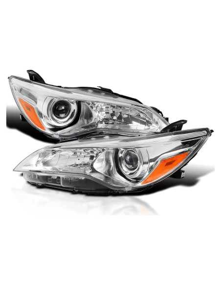 Faros Proyector Cromados Spec-D Tuning para Toyota Camry 2015-2017