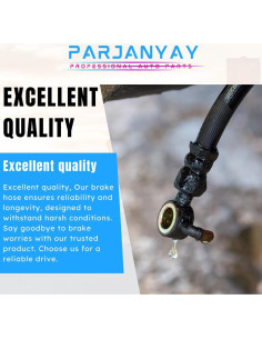 Kit de mangueras de freno hidráulico Parjanyay para Toyota 2