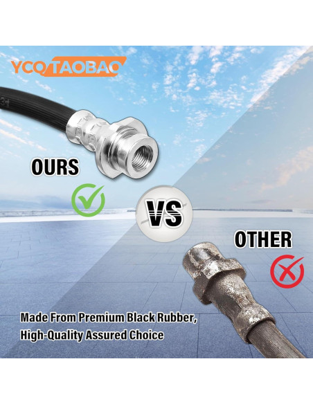 Manguera hidráulica de freno delantera YCQTaoBao para Toyota
