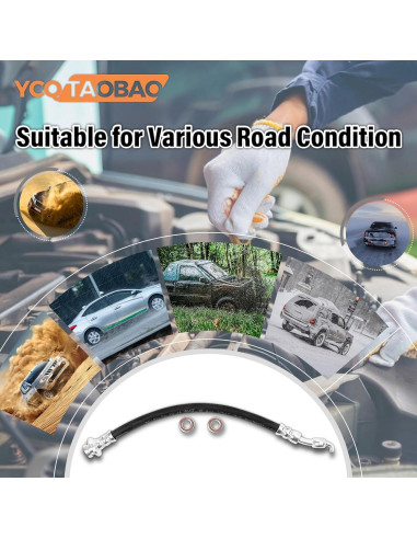 Manguera hidráulica de freno delantera YCQTaoBao para Toyota