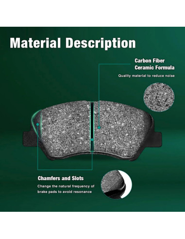 Pastillas de Freno Cerámicas Zgqbkj para Toyota Hilux 2013-2015