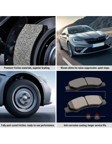 Pastillas de Freno Cerámicas Zgqbkj para Toyota Hilux 2013-2015