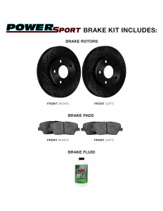 Kit de Freno Delantero Power Sport para Toyota 4Runner, FJ, Hilux 2