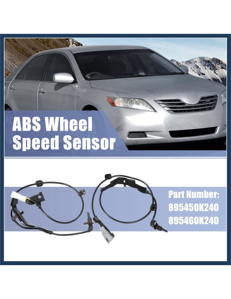 Par de Sensores de Velocidad ABS INFINAUTO para Toyota Hilux 2015-2022