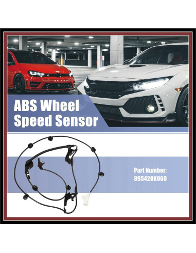 Sensor de Velocidad ABS Frontal Derecho Hihaha para Toyota Hilux 2015-2022