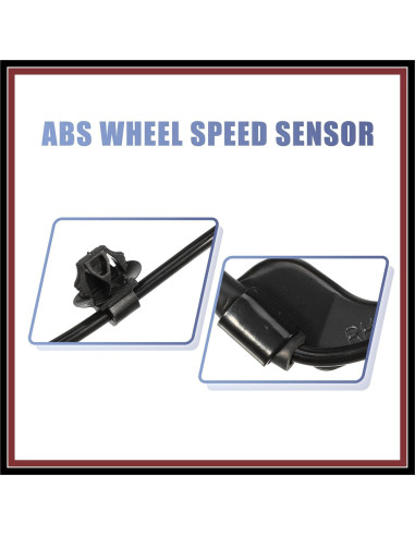 Sensor de Velocidad ABS Frontal Derecho Hihaha para Toyota Hilux 2015-2022