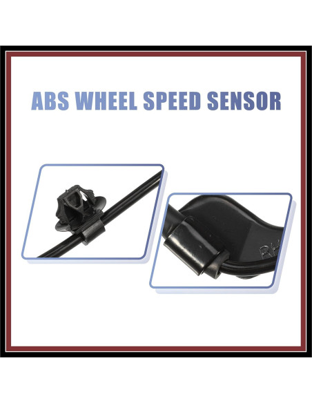 Sensor de Velocidad ABS Frontal Derecho Hihaha para Toyota Hilux 2015-2022