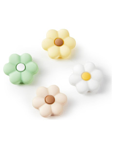 Empuñaduras para Pulgar CasosexploreLab para Nintendo Switch 2 - 4 Tapas de Joystick Silicona Floral