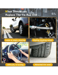 Extremo de barra de dirección GZTianSai para Toyota Hilux 2005-2015 2