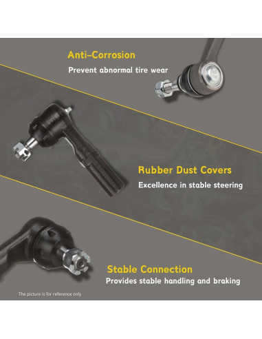 Extremo de barra de dirección GZTianSai para Toyota Hilux 2005-2015