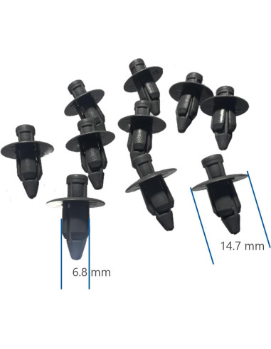 10 Clips de Instrumento para Hilux y Land Cruiser Isbridge