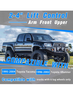 Brazos de Control Frontal KUAFU Plateados para Toyota Tacoma 1995-2004 y 4Runner 1996-2002 2