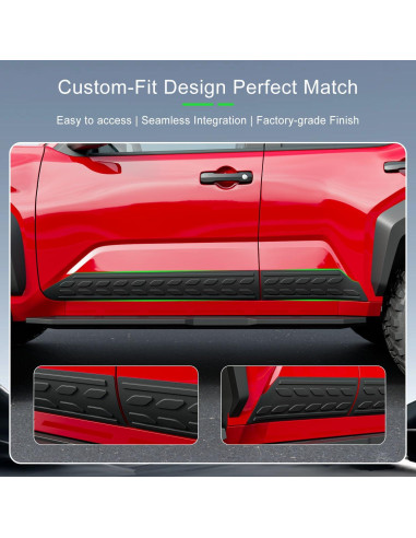 Kit de Moldura de Puerta xipoqix para Toyota 4Runner 2025 - 4 Piezas TPE