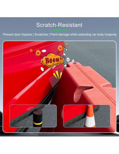 Kit de Moldura de Puerta xipoqix para Toyota 4Runner 2025 - 4 Piezas TPE