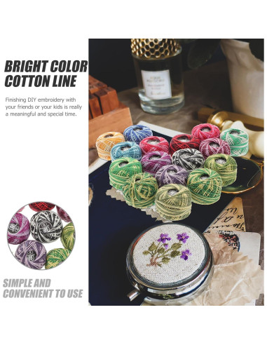 Kit de Fabricación de Pulseras Beavorty 16 Hilos Algodón