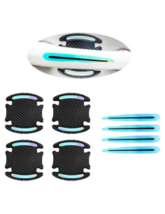 Protector de Manija de Puerta Auto Jitrendo 8 Pcs Reflectante