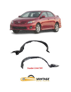 Juego de Protectores de Guardabarros Frontal Vantage para Toyota Corolla 2011-2013 2