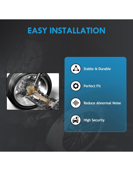 Conjunto Eje CV Frontal Carock para Toyota Corolla 2003-2008