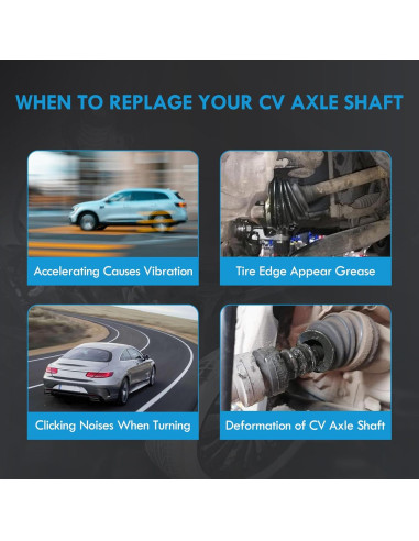 Conjunto Eje CV Frontal Carock para Toyota Corolla 2003-2008