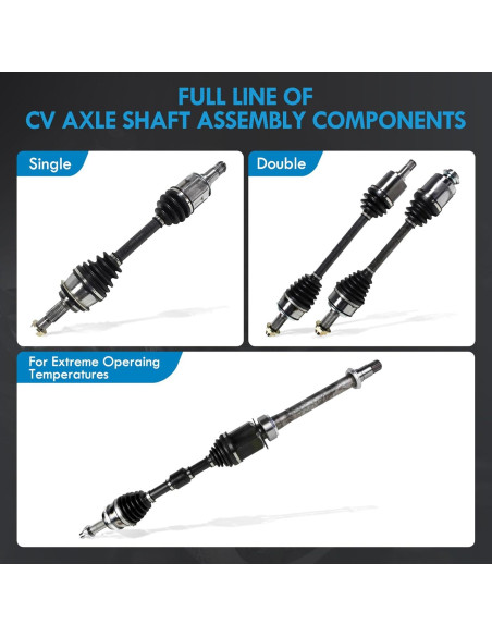 Conjunto Eje CV Frontal Carock para Toyota Corolla 2003-2008