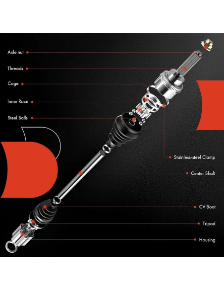Eje CV A-Premium Lado Derecho Delantero Toyota Corolla 2019-2022
