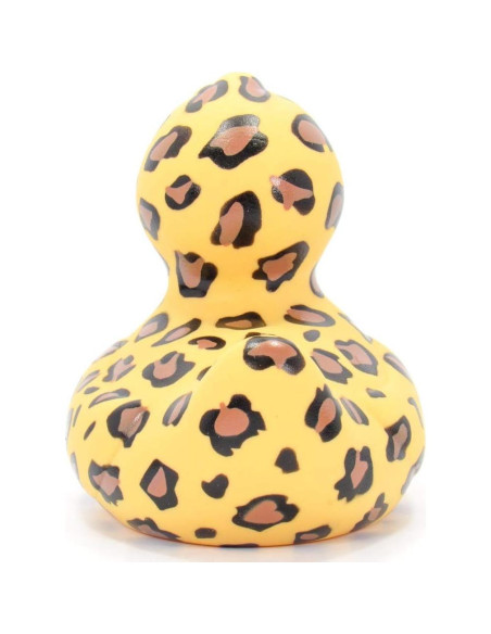 Juguete de baño pato de goma Bud Ducks leopardo 10 cm