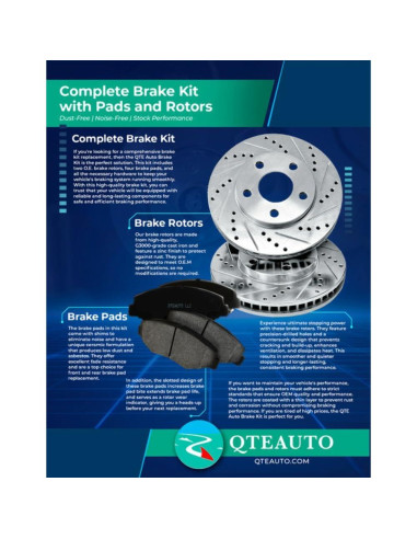 Discos de freno delanteros PM Auto para Toyota Corolla 2003-2008