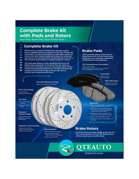 Discos de freno delanteros PM Auto para Toyota Corolla 2003-2008