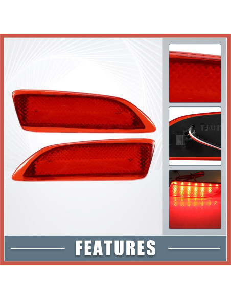 Luz de freno de niebla trasera LED ACROPIX para Toyota Corolla 2011-2013