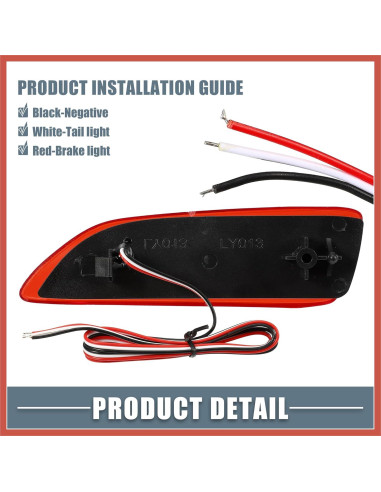 Luz de freno de niebla trasera LED ACROPIX para Toyota Corolla 2011-2013