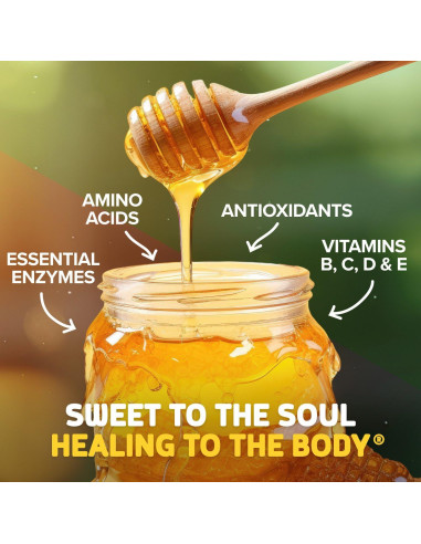 Miel Cruda Sin Filtrar Fischer 340 g - Botella Oso Exprimible