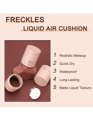 Sello de Pecas Líquido Erinde Chocolate 30g - Natural y Impermeable