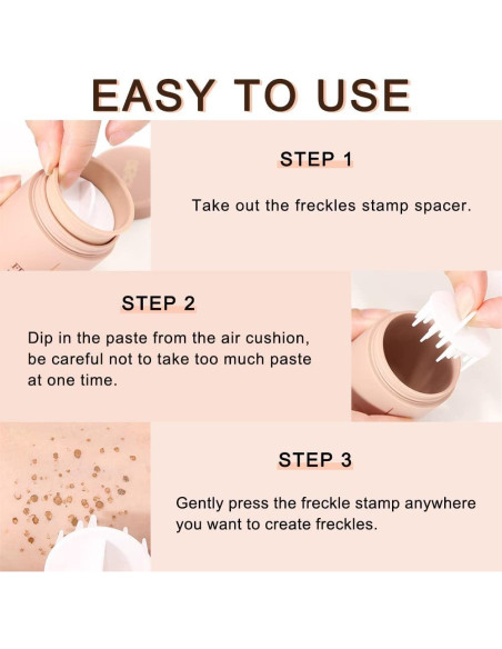 Sello de Pecas Líquido Erinde Chocolate 30g - Natural y Impermeable