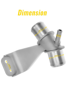 Conjunto Tubo Conector Refrigerante Aluminio GTGORTOI Toyota 2