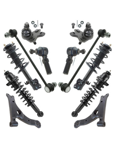 Kit de Dirección y Suspensión Delantera y Trasera AM Autoparts Toyota Corolla 2014-2019