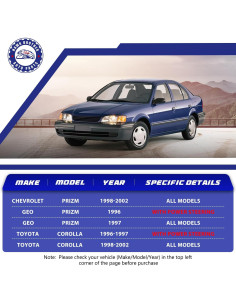 Kit de Brazo de Control HAWK BROTHER para Toyota Corolla y Chevrolet Prizm 2