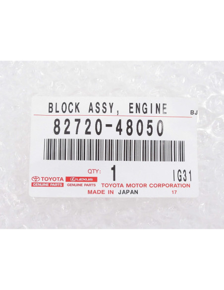 Bloque Asm Motor Original Toyota 82720-48050 0.68 kg
