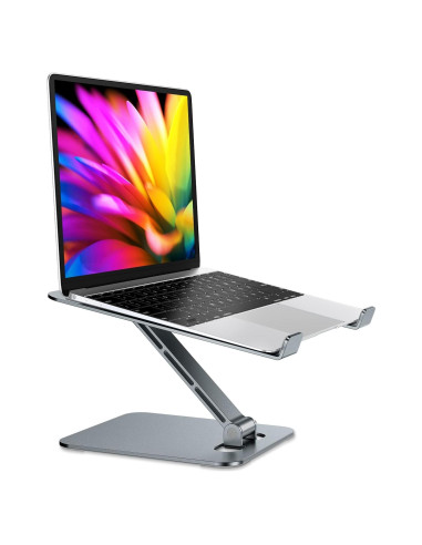 Soporte Plegable para Laptop RIWUCT Ajustable 10-16" Gris