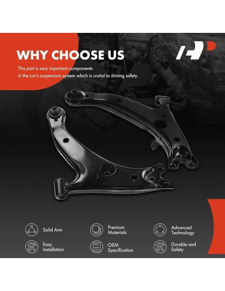 Brazo de Control Inferior Frontal A-Premium para Toyota Corolla 1996-2002