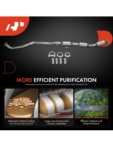 Convertidor Catalítico A-Premium para Toyota Corolla 2014-2019 1.8L
