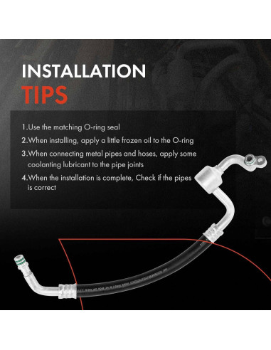 Manguera de Succión A/C A-Premium para Toyota Corolla 2020-2022