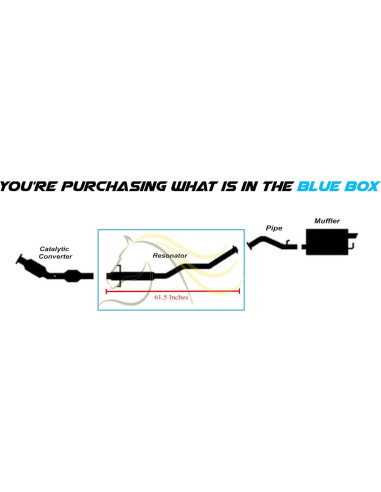 Tubería de Resonador Acero Inoxidable Northeastern para Toyota Corolla 2014-2019 1.8L