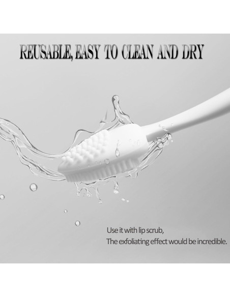 Cepillo Exfoliante de Silicona para Labios - 3 Colores