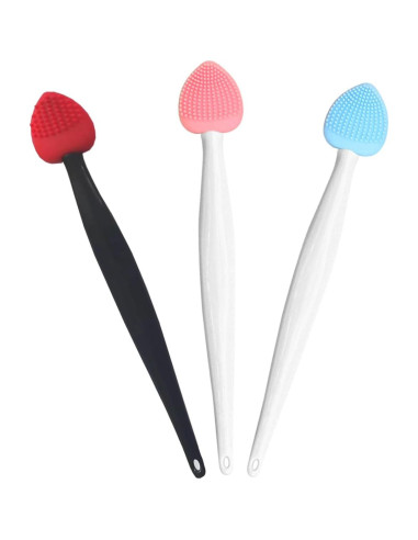 Cepillo Exfoliante de Silicona para Labios - 3 Colores