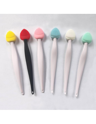 Cepillo Exfoliante de Silicona para Labios - 3 Colores