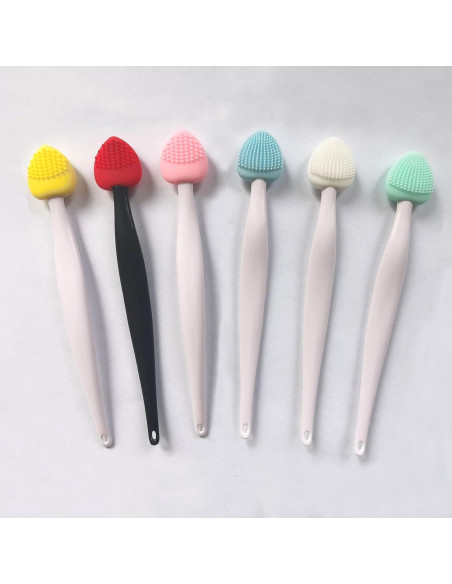 Cepillo Exfoliante de Silicona para Labios - 3 Colores