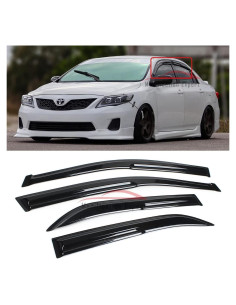 Viseras de Ventana Ahumadas S.H. para Toyota Corolla 2009-2013