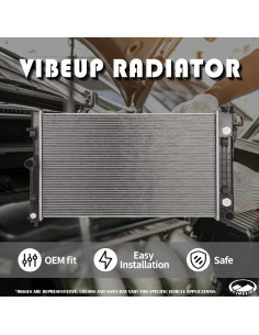 Radiador VibeUp 2890 para Scion xD y Toyota Yaris 1.8L/1.5L 2