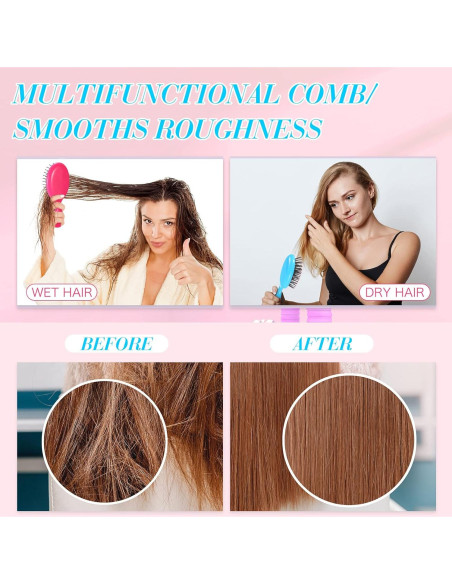 100 Cepillos Mini de Viaje Nuenen - Cerdas Suaves para Cabello