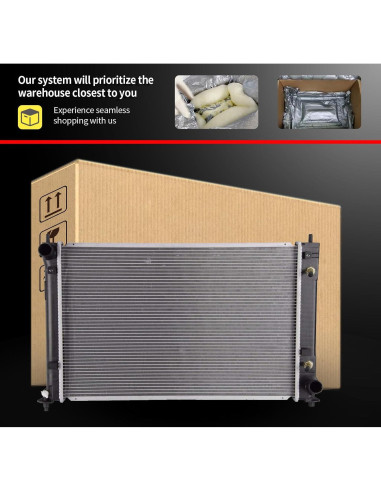 Radiador VibeUp 2890 para Scion xD y Toyota Yaris 1.8L/1.5L